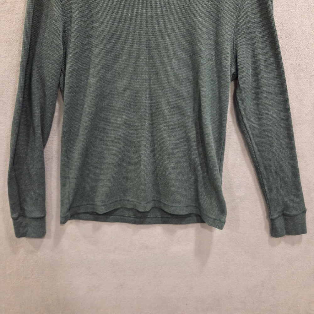 Old Navy Long Sleeve Waffle Knit Thermal T Shirt Mens Size M Gray Baselayer Y2K‎ - Picture 3 of 10